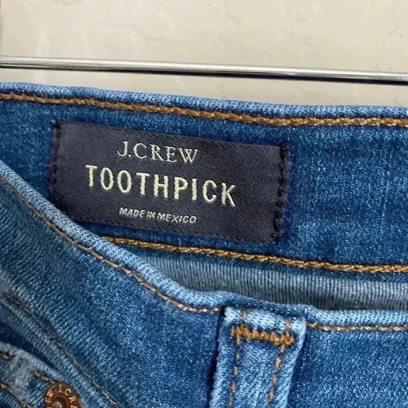 J. Crew Toothpick Distressed Skinny Jeans ‎ Size 26 - Picture 3 of 11
